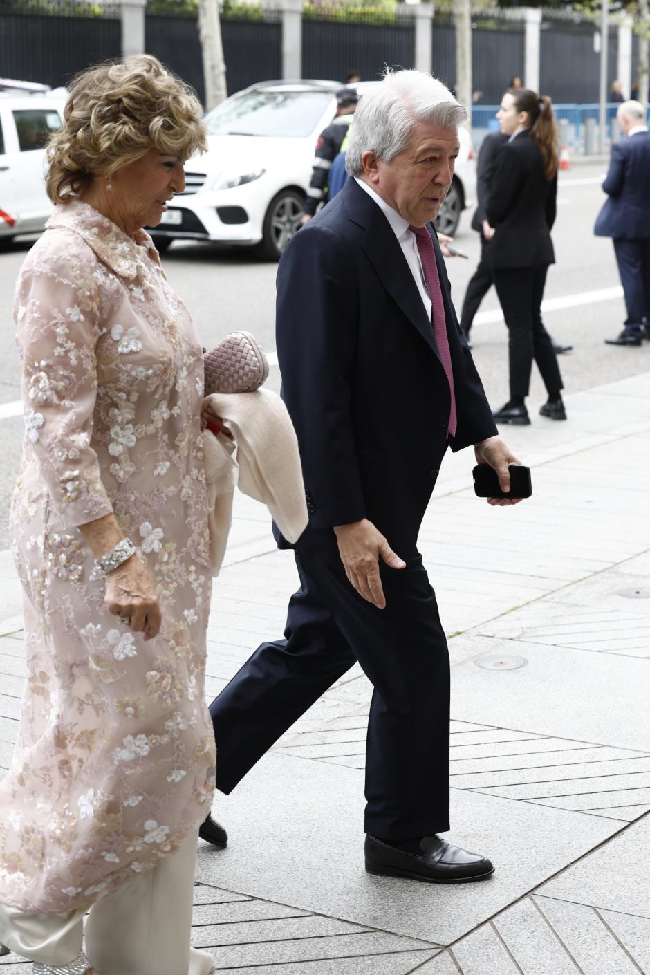 Enrique Cerezo during the wedding of Jose Luis Martinez Almeida and Teresa Urquijo in Madrid on Saturday, 06 April 2024.