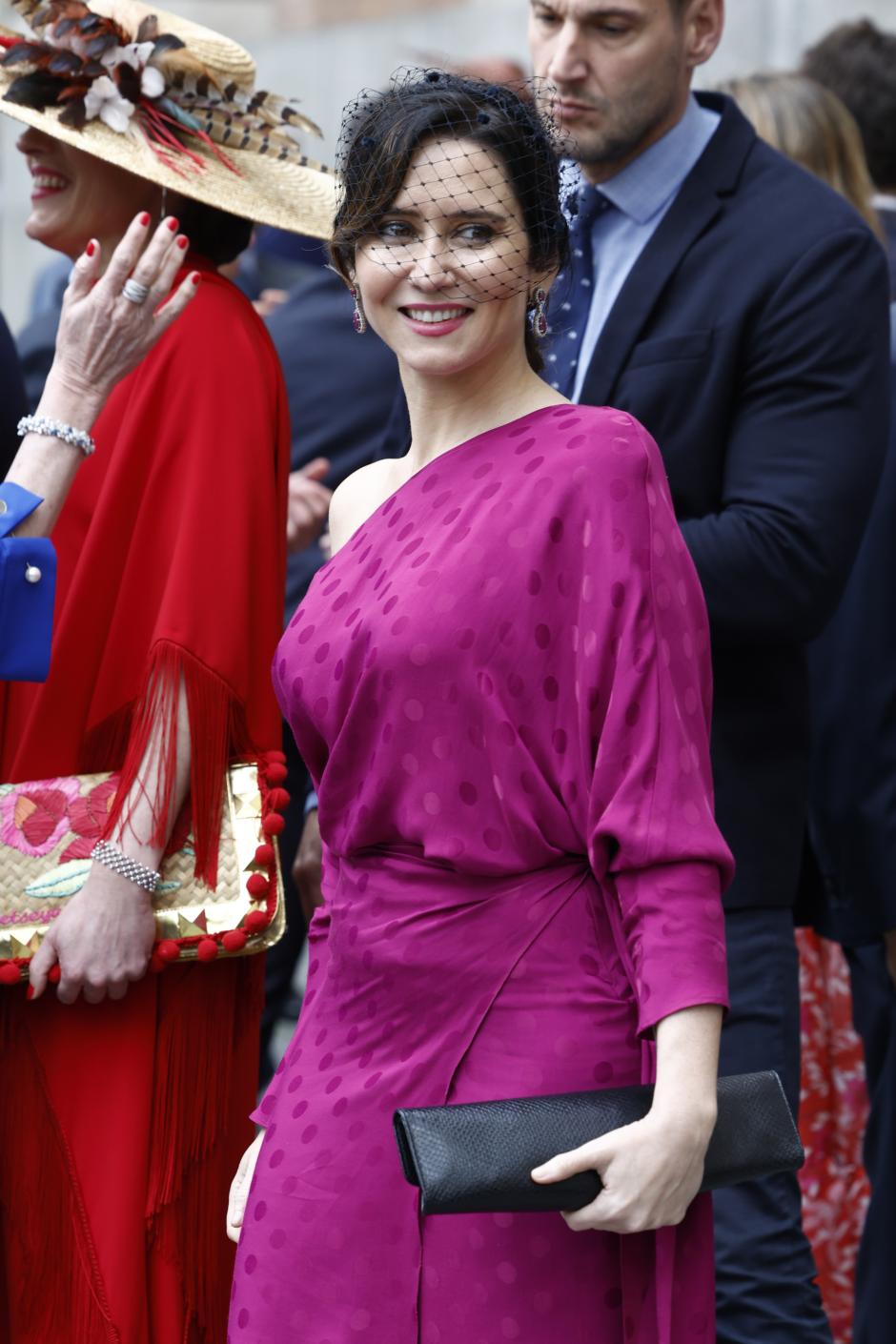 Isabel Diaz Ayuso during the wedding of Jose Luis Martinez Almeida and Teresa Urquijo in Madrid on Saturday, 06 April 2024.