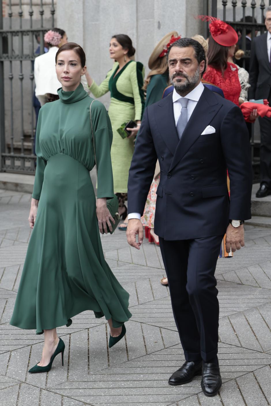 Vicente Dalmau Cebrian Sagarriga  during the wedding of Jose Luis Martinez Almeida and Teresa Urquijo in Madrid on Saturday, 06 April 2024.