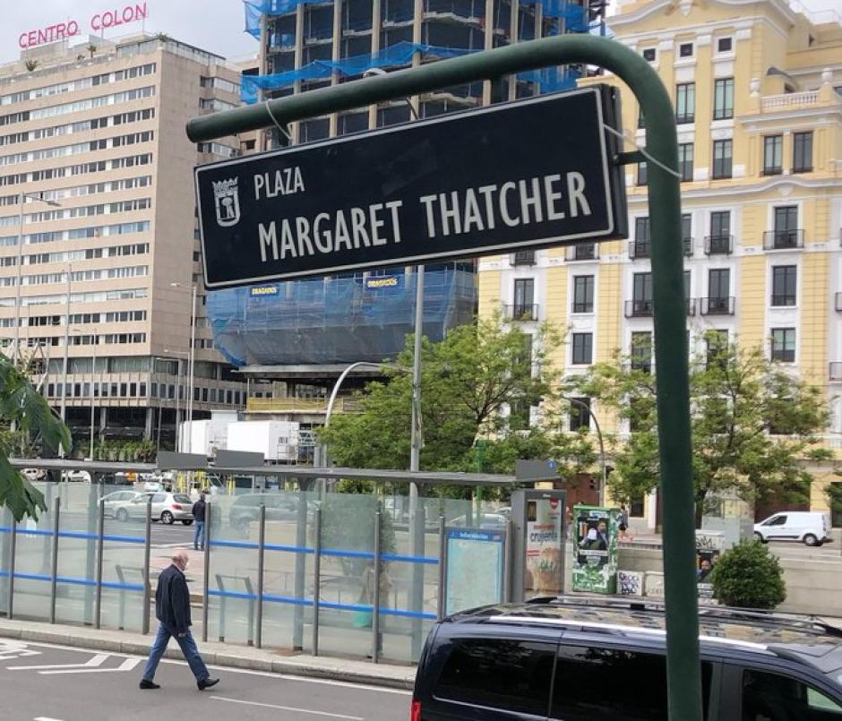 Plaza Margaret Thatcher, en Madrid