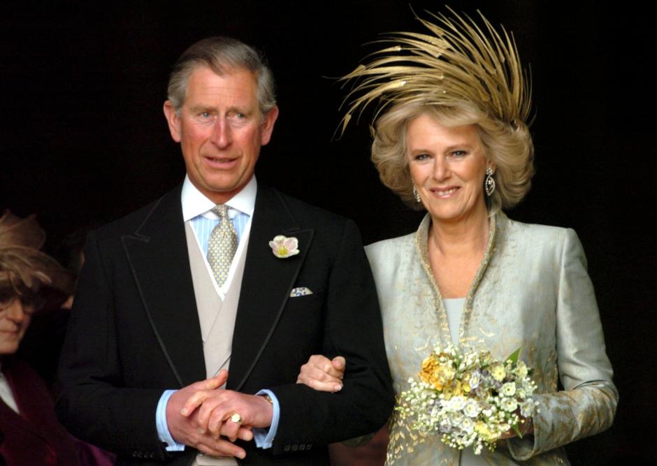 Prince Charles and Camilla, Duchess of Cornwall after their blessing at St George's Chapel
THE ROYAL WEDDING OF PRINCE CHARLES AND CAMILLA PARKER BOWLES, WINDSOR, BRITAIN - 09 APR 2005