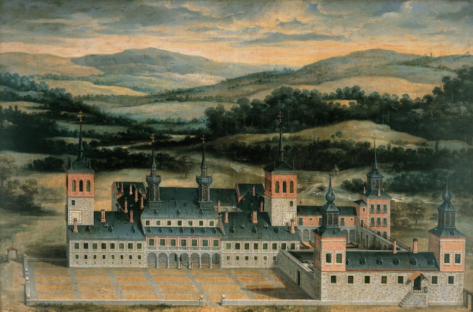 Vista del Palacio de Valsaín (circa 1633), de Félix Castello