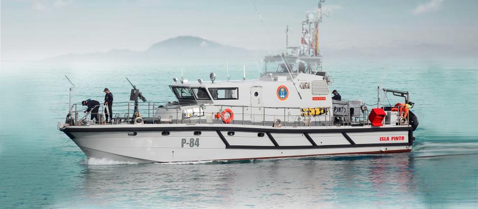 El patrullero de la Armada española Isla Pinto (P-84), con base permanente en Melilla