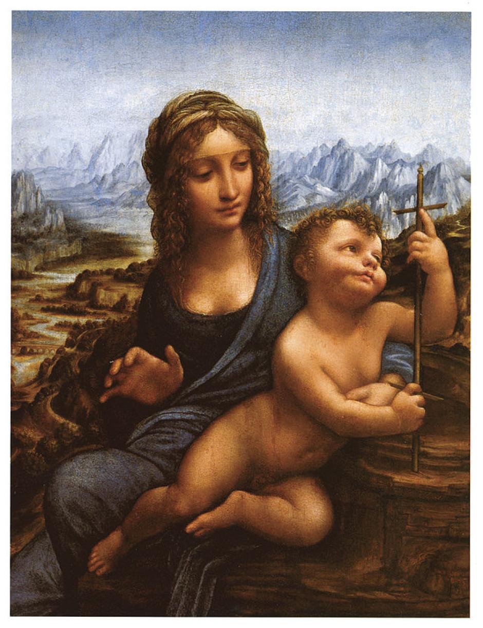 La Virgen de la rueca - Leonardo Da Vinci