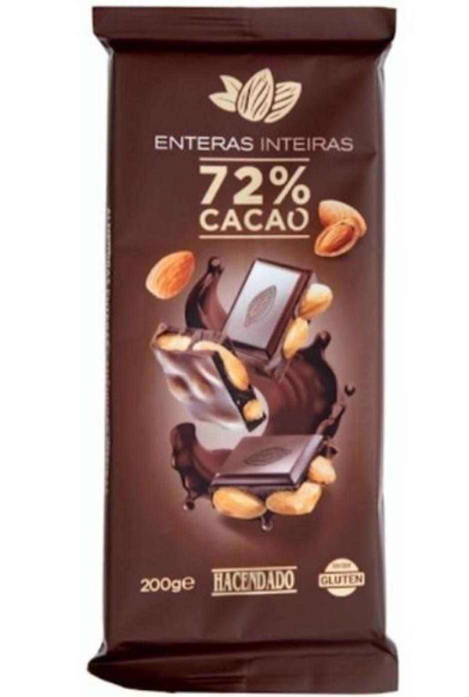 Imagen del chocolate de Mercadona sobre el que ha alertado Sanidad