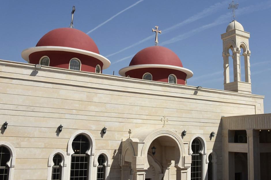 La iglesia fue profanado y convertido en cuartel de la policía religiosa del Daesh