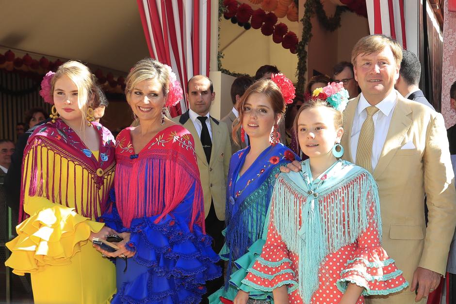 Reyes guillermo maxima feria de abril sevilla