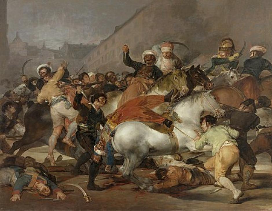 La Carga de los Mamelucos, de Francisco de Goya