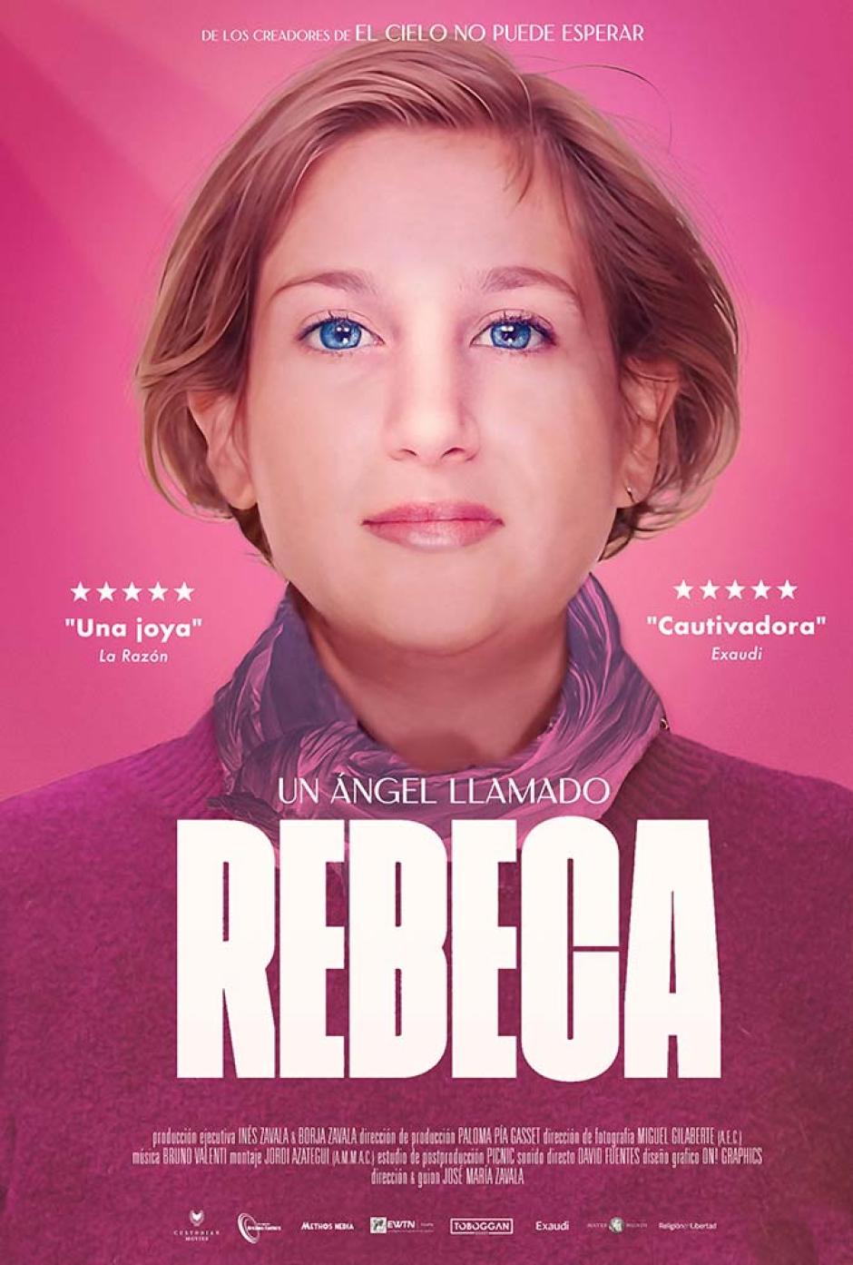 La película "Un ángel llamado Rebeca" se estrena en cines el 26 de abril