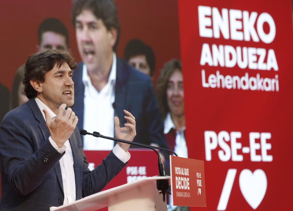 El candidato del PSE, Eneko Andueza