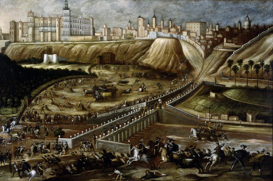 Vista de Madrid pintada en el siglo XVII