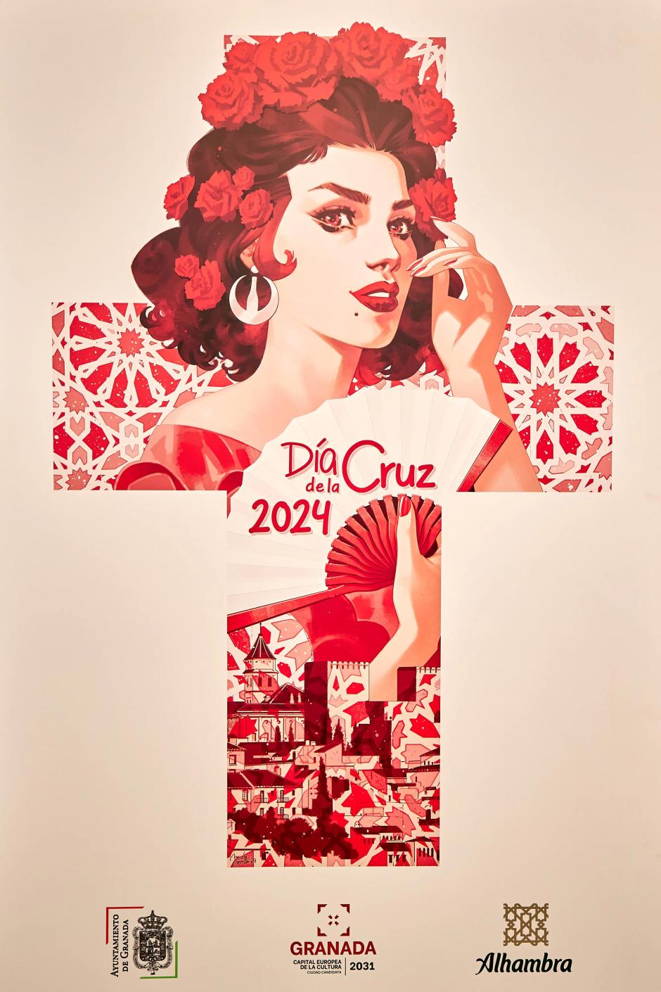 Cartel Día de la Cruz Granada 2024