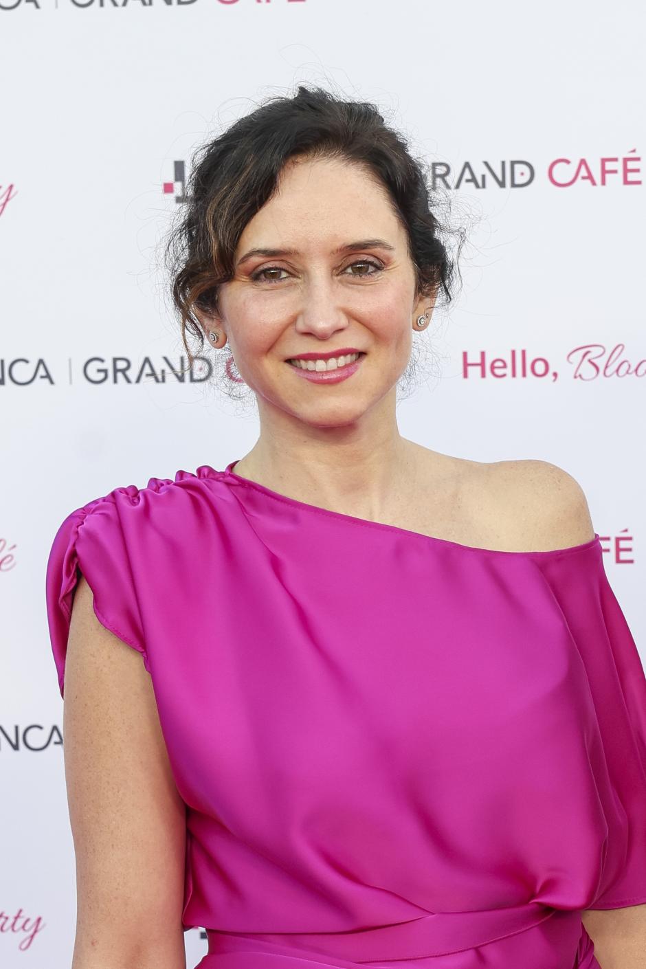Politician Isabel Diaz Ayuso at photocall for Hello: Bloom Partyevent in Madrid on Thursday, 25 April 2024.