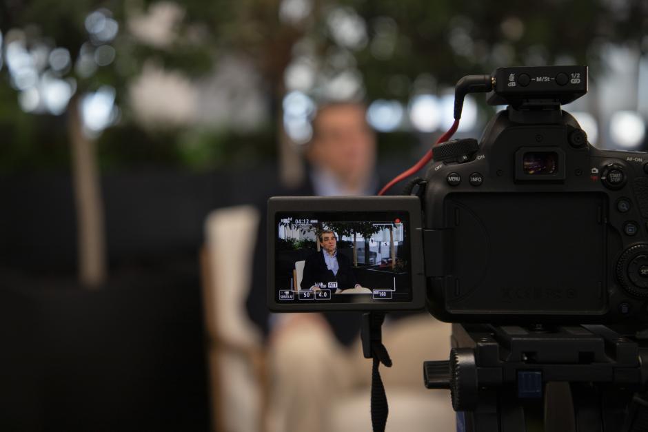 El presidente de Radio María durante su entrevista en El Debate