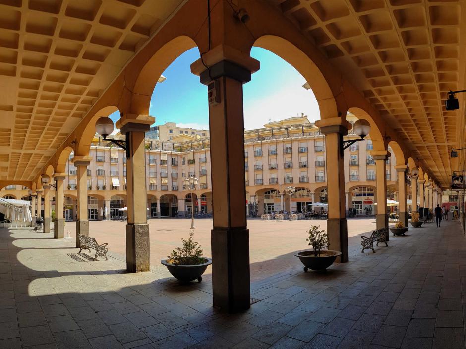 Plaza mayor de Elda, en Alicante