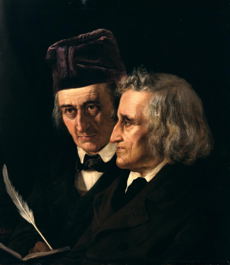Retrato de los hermanos Grimm