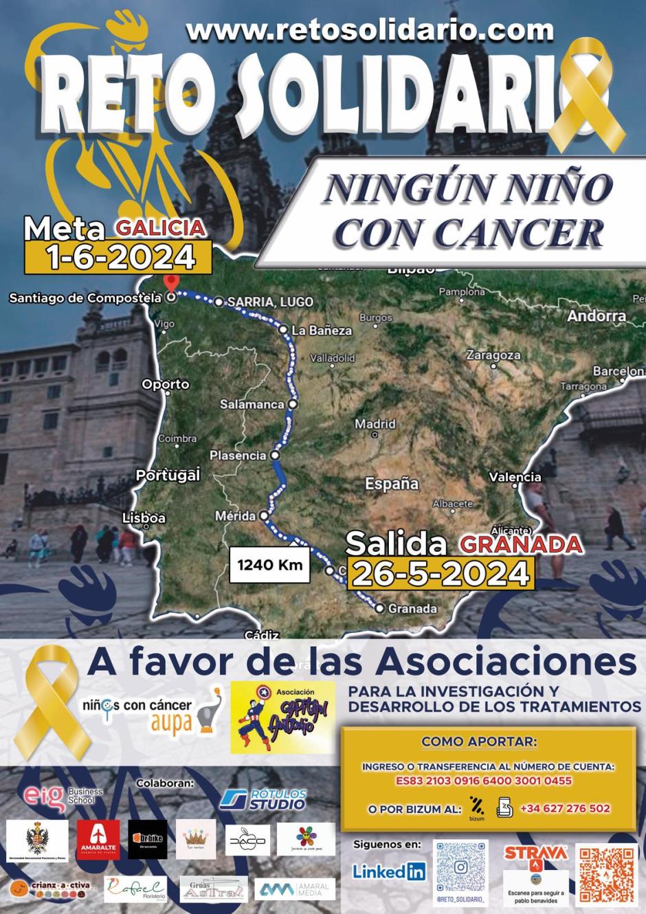 Reto Solidario "Ningún niño con cáncer"