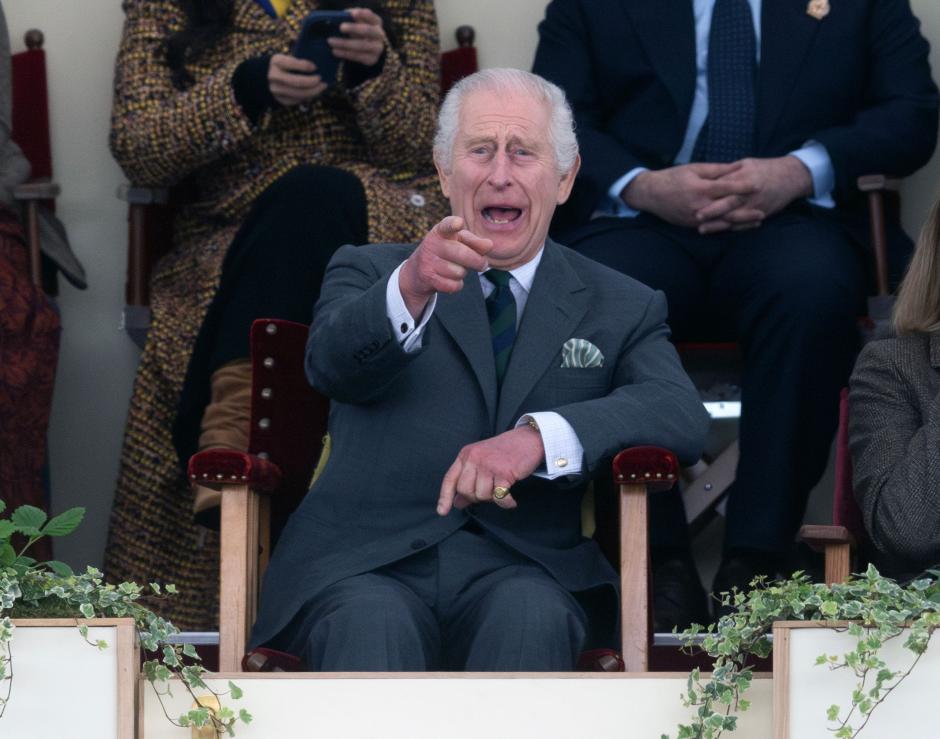 Mandatory Credit: Photo by Shutterstock (14461593j)
HM King Charles III
Royal Windsor Horse Show, Windsor Castle, Windsor, Berkshire, UK - 03 May 2024
Watching The Pony Club Races. *** Local Caption *** .