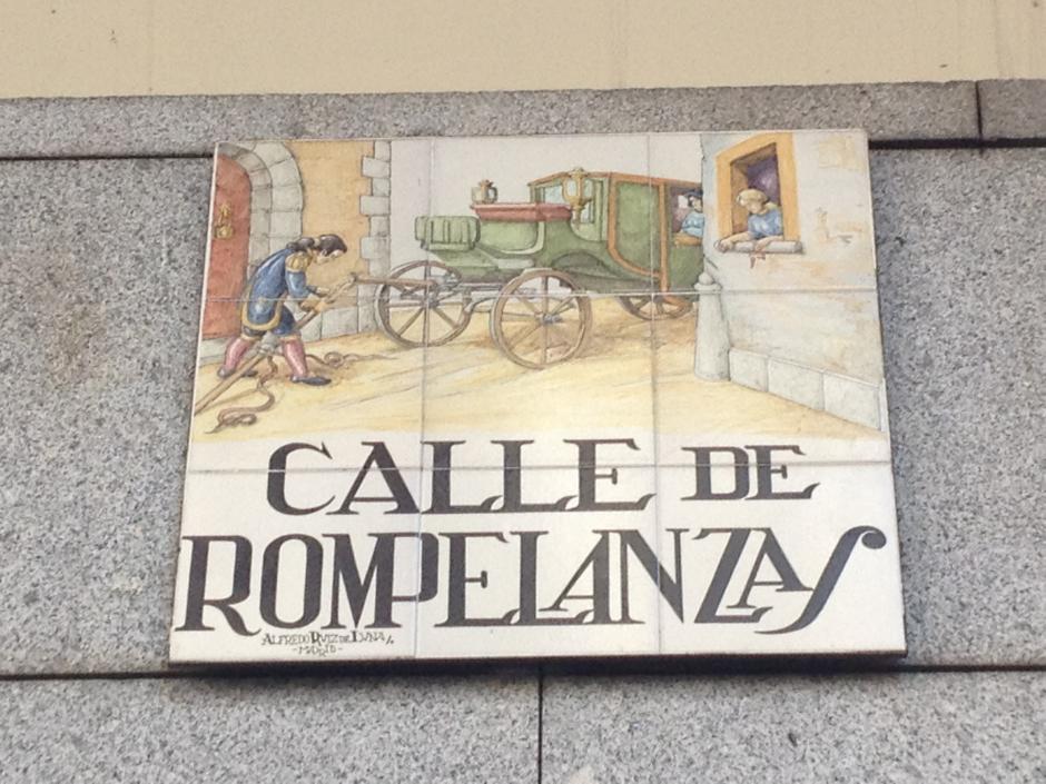 Calle de Rompelanzas en Madrid