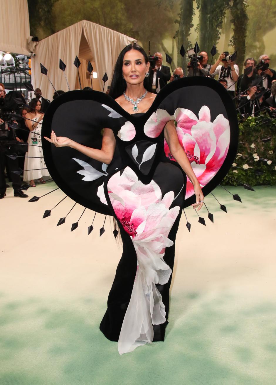 Mandatory Credit: Photo by Matt Baron/Shutterstock (14455511lm)
Demi Moore
Met Gala. The Metropolitan Museum of Art's Costume Institute Benefit, celebrating the opening of the Sleeping Beauties: Reawakening Fashion exhibition, Arrivals, New York, USA - 06 May 2024 *** Local Caption *** .