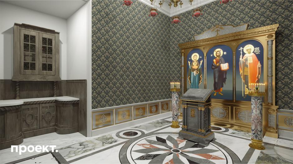 El palacio de Vladimir Putin cuenta con una capilla ortodoxa