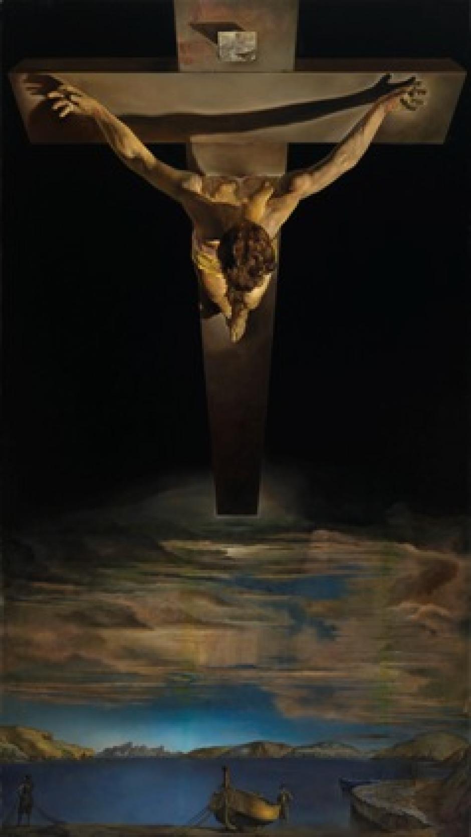 Cristo de san Juan de la Cruz

PAINTINGS
painting
Christ of St John of the Cross
Dali, Salvador (1904 - 1989, Spanish)
Spain, Port Lligat (place of manufacture)
summer 1951
oil on canvas
Spanish
framed: 2385 mm x 1488 mm x 95 mm

Painting entitled 'Christ of St John of the Cross', by Salvador Dali, summer 1951