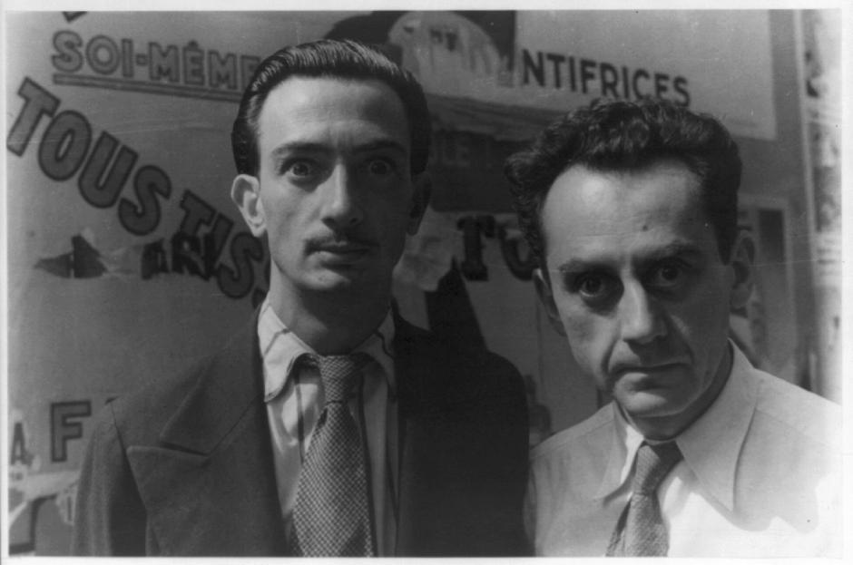 Salvador Dalí y Man Ray en 1934