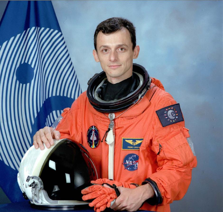Pedro Duque, durante su época de astronauta