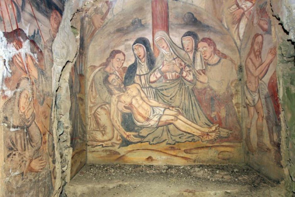 Las extraordinarias pinturas medievales de San Jorge