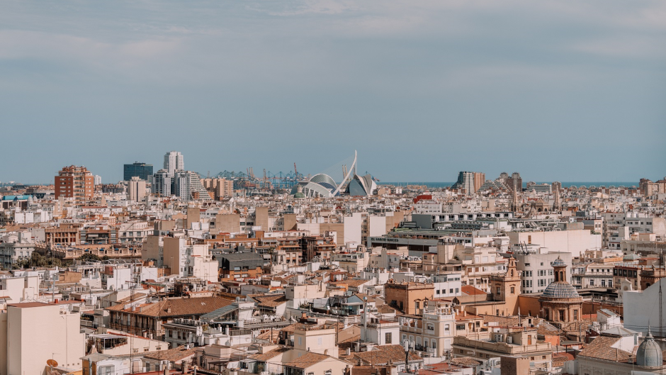 Vista de la ciudad de Valencia