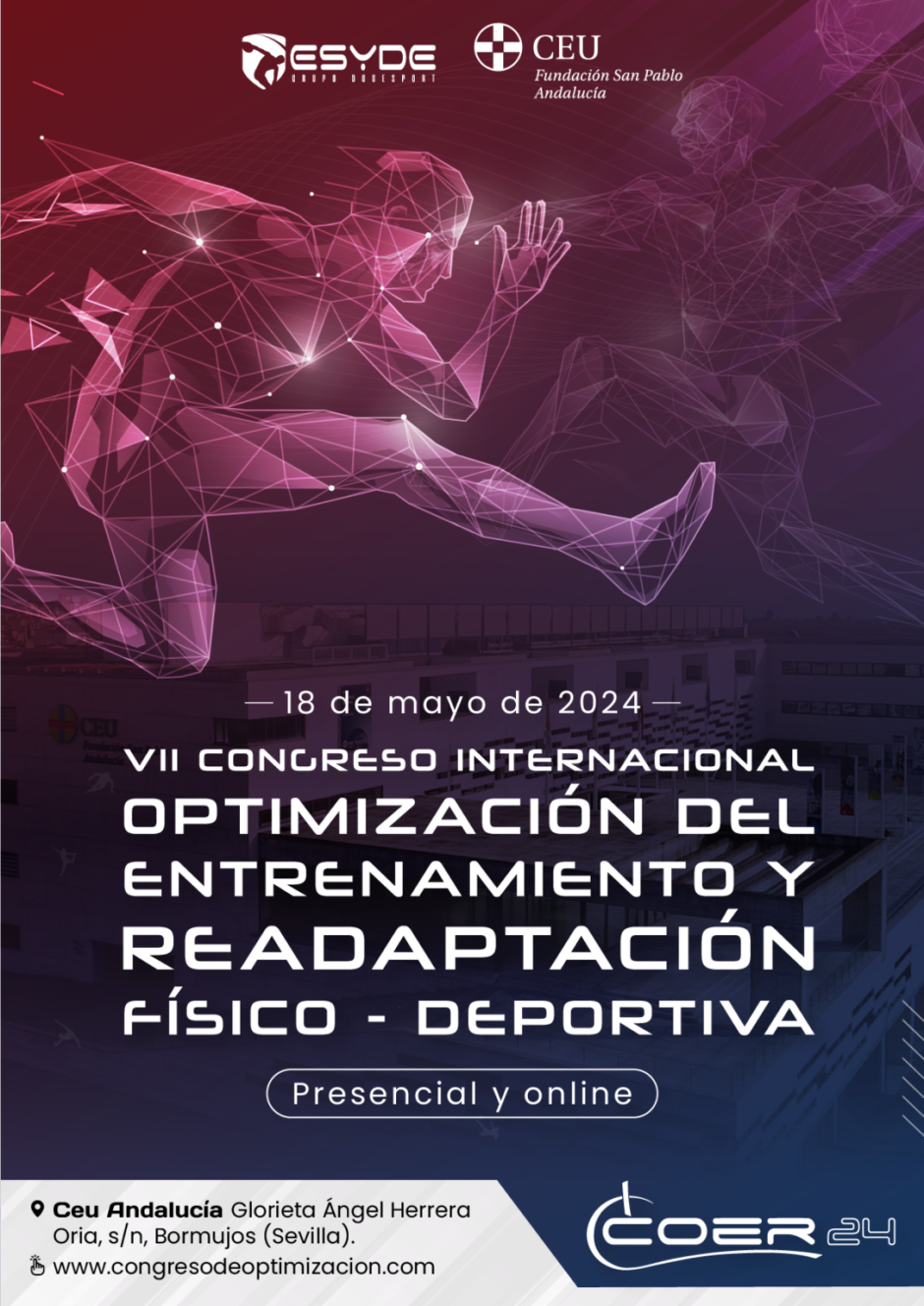 CEU Andalucía acoge este sábado la VII edición del Congreso Internacional en Optimización del Entrenamiento y Readaptación Físico-Deportiva