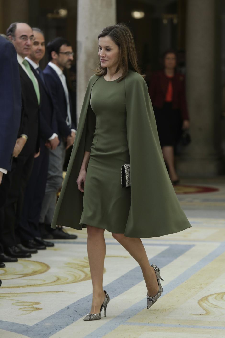 Queen Letizia Ortiz at the Sports National Awards in Madrid, Spain, on Monday February 19, 2018