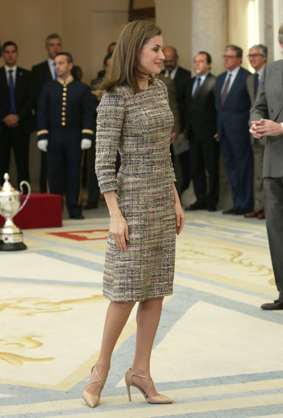 Spanish Queen Letizia Ortiz at the Sports National Awards in Madrid, Spain, on Monday January 23, 2017