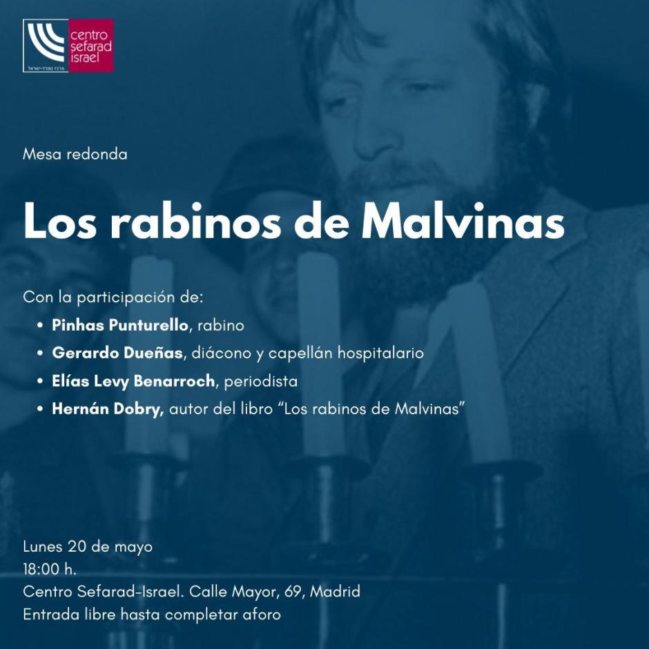 Invitación a la presentación del libro Los rabinos de Malvinas
