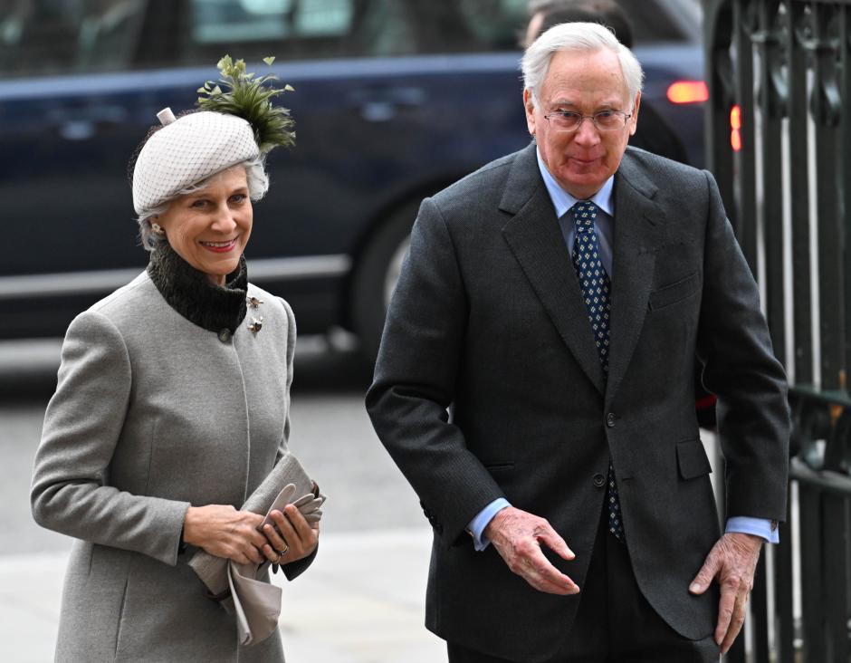 Birgitte,Duchess of Gloucester,Prince Richard,Duke of Gloucester attending the annual Commonwealth Day in London. Picture date: Monday March 11, 2024.