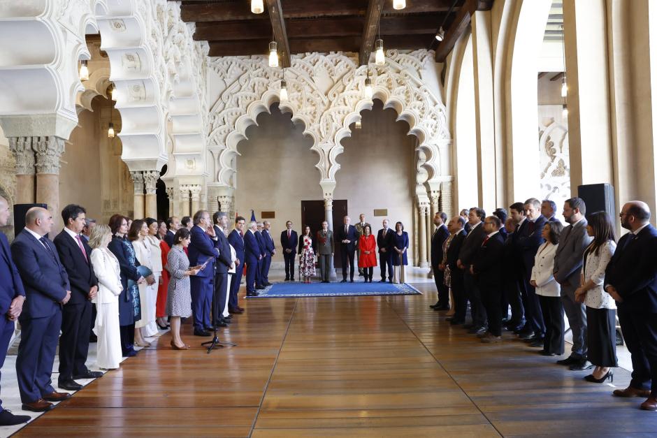 La Princesa, en el Palacio de la Aljafería de Zaragoza