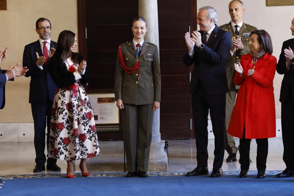 La Heredera de la Corona recibe la Medalla de las Cortes de Aragón