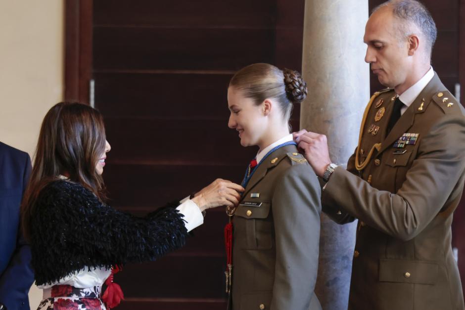 Princess of Asturias Leonor de Borbon during presentation of medals of the Parlament of Aragon in Zaragoza on Tuesday, 21 May 2024.