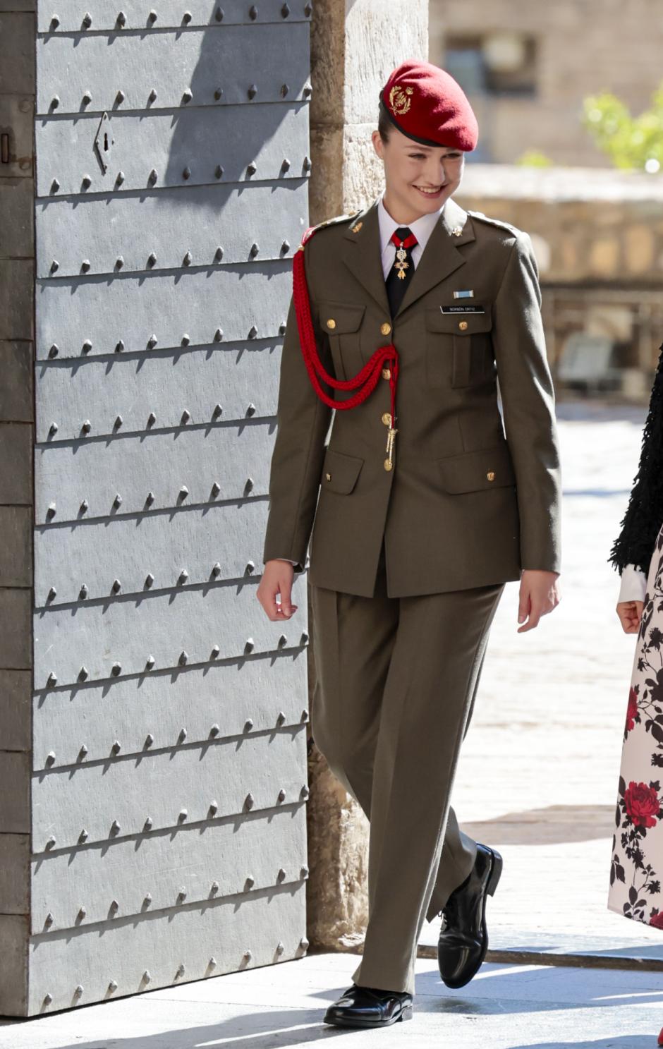 Princess of Asturias Leonor de Borbon during presentation of medals of the Parlament of Aragon in Zaragoza on Tuesday, 21 May 2024.