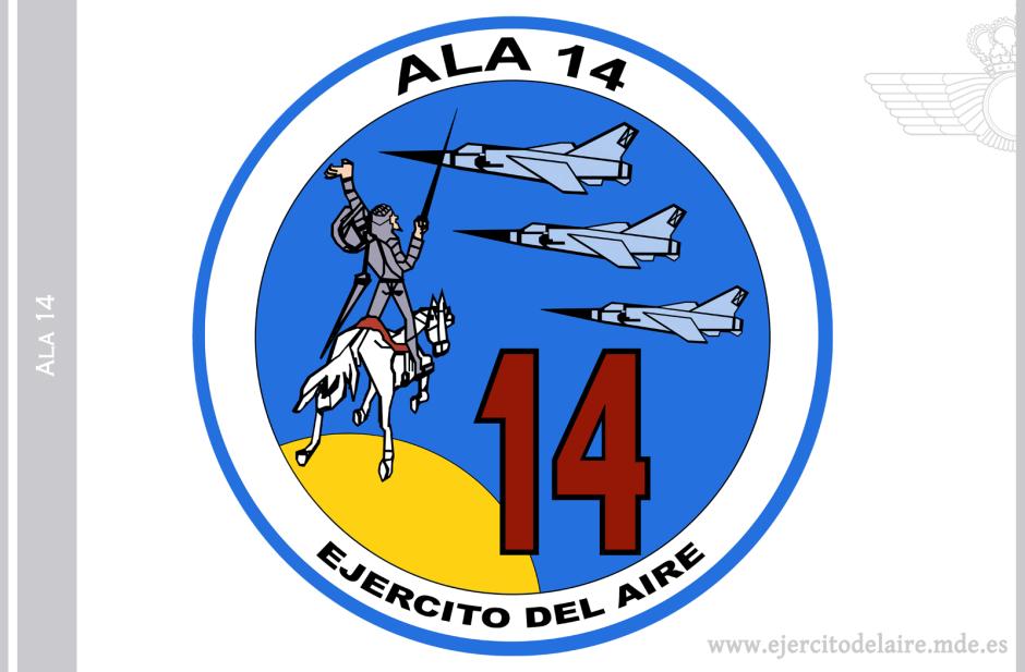 Emblema del Ala 14 del Ejército del Aire y del Espacio