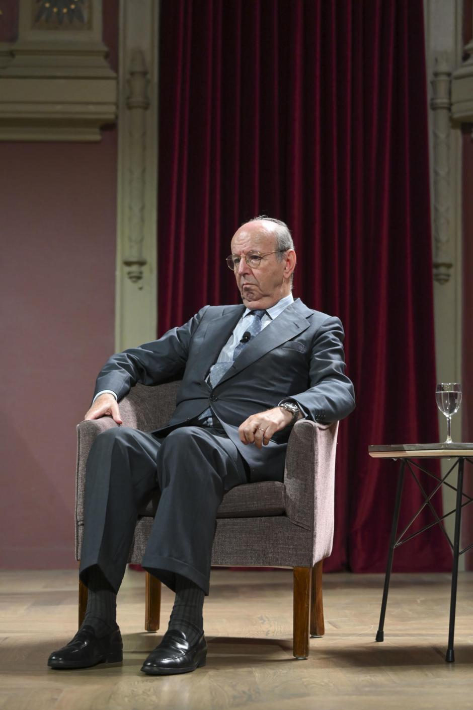 Rafael Spottorno, durante su intervención en el Ateneo de Madrid
