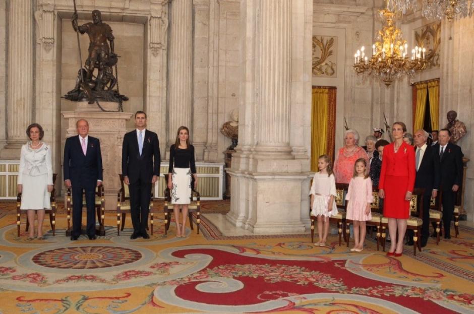 Ceremonia de abdicación de Don Juan Carlos en el Palacio Real