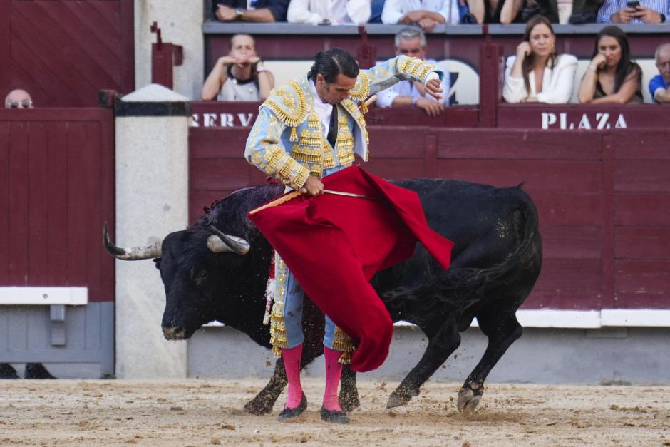 Uceda Leal, con la muleta ante el segundo de su lote