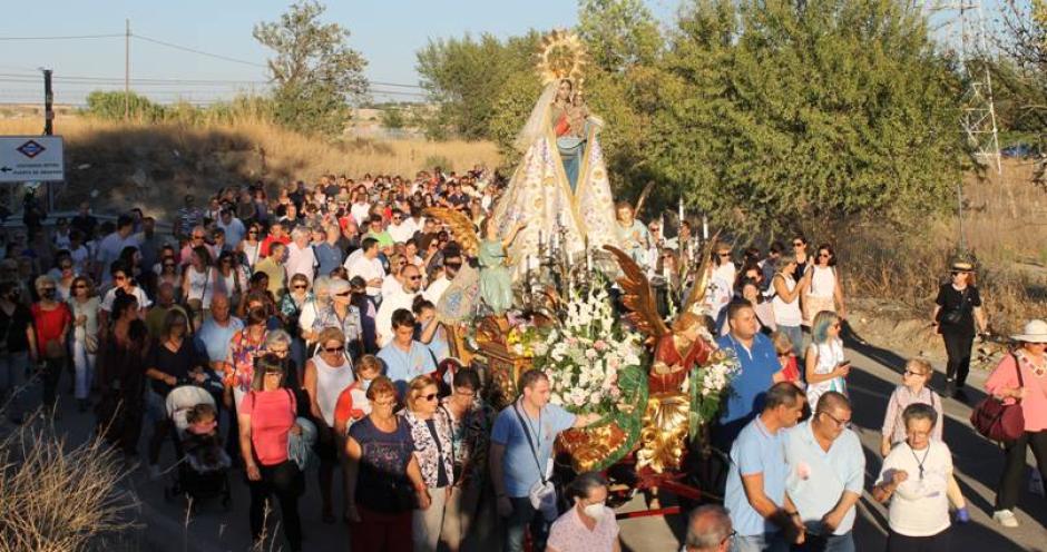 Procesión de la Virgen de la Torre en Madrid