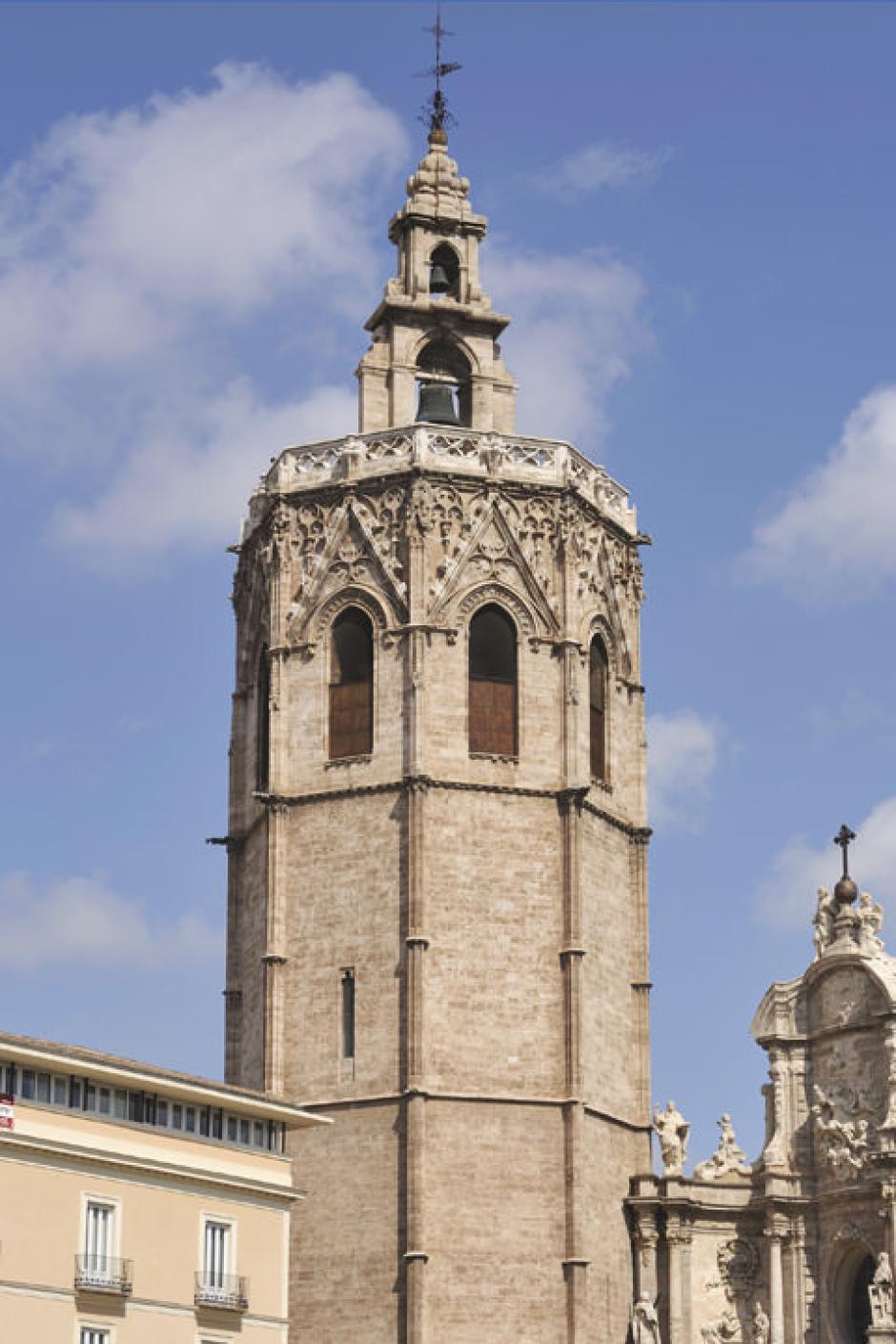 La torre del Miguelete de la Catedral de Valencia