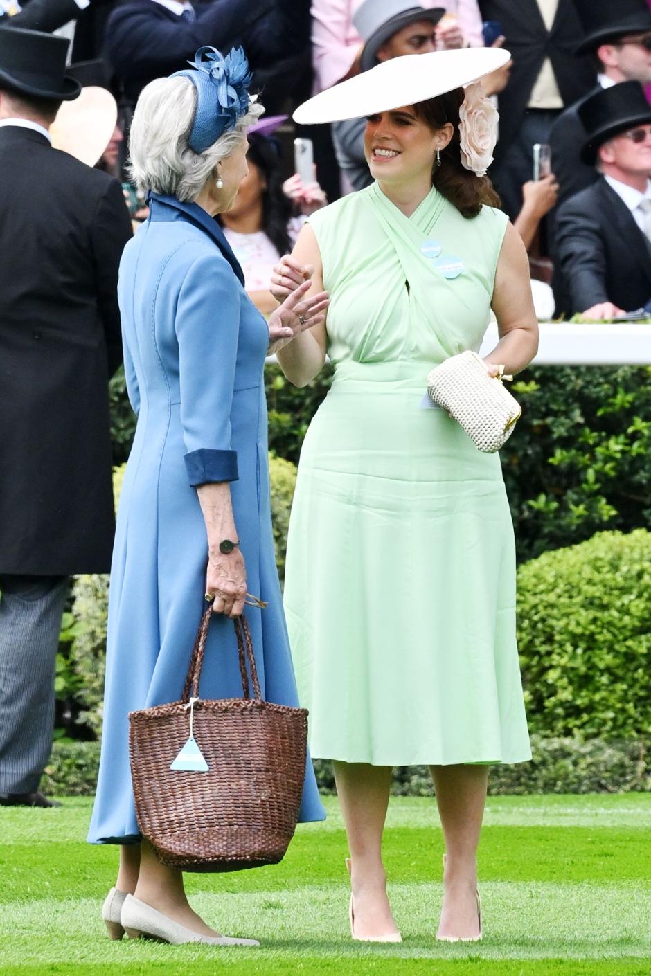 Mandatory Credit: Photo by James Veysey/Shutterstock (14544286au)
Princess Eugenie and guest (L)
Royal Ascot, Day 1, Ascot Racecourse, Ascot, UK - 18 Jun 2024 *** Local Caption *** .