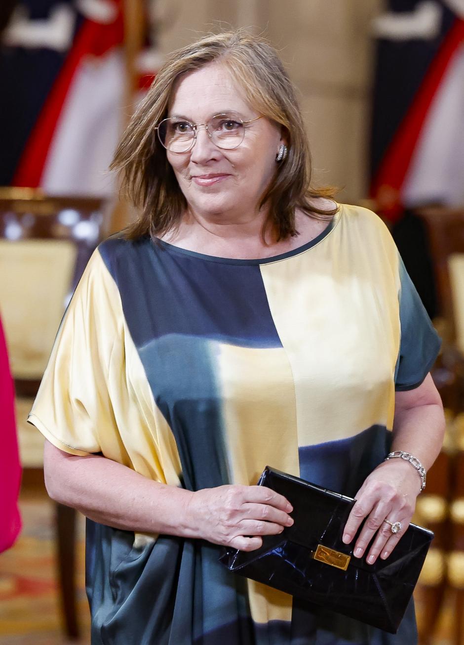 Elvira Fernandez attending the delivery of Order Civil Merit / Orden del Merito Civil during 10 anniversary  of the proclamation of Spanish King Felipe VI at RealPalace in Madrid on Wednesday, 19 June 2024.
