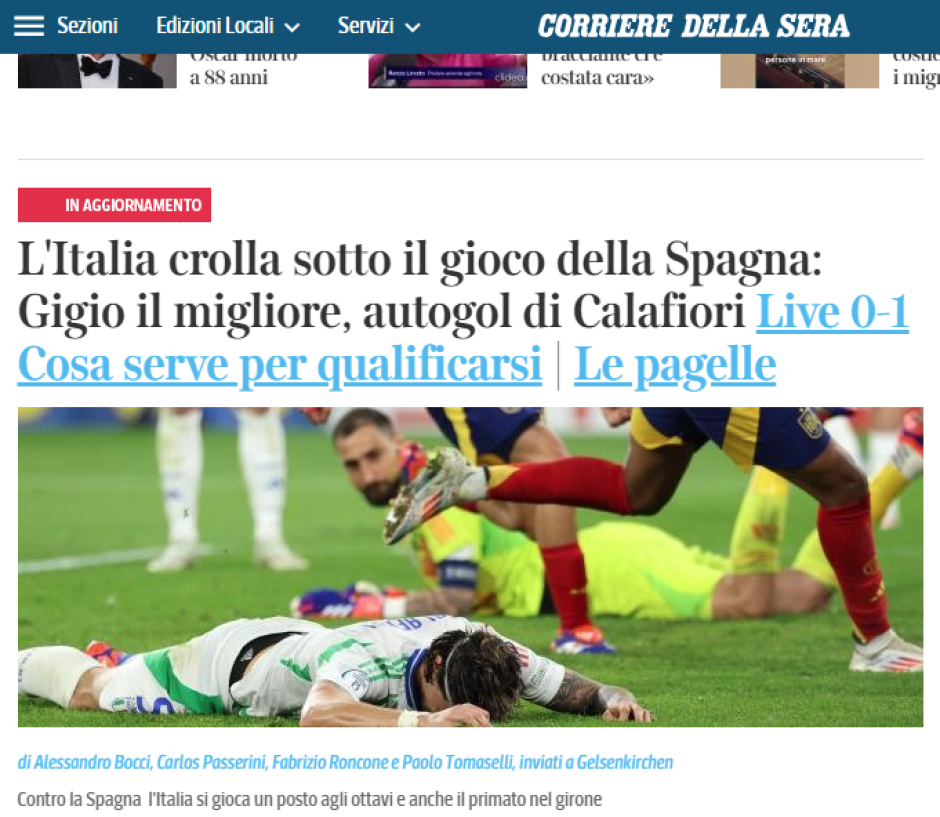 prensa italiana