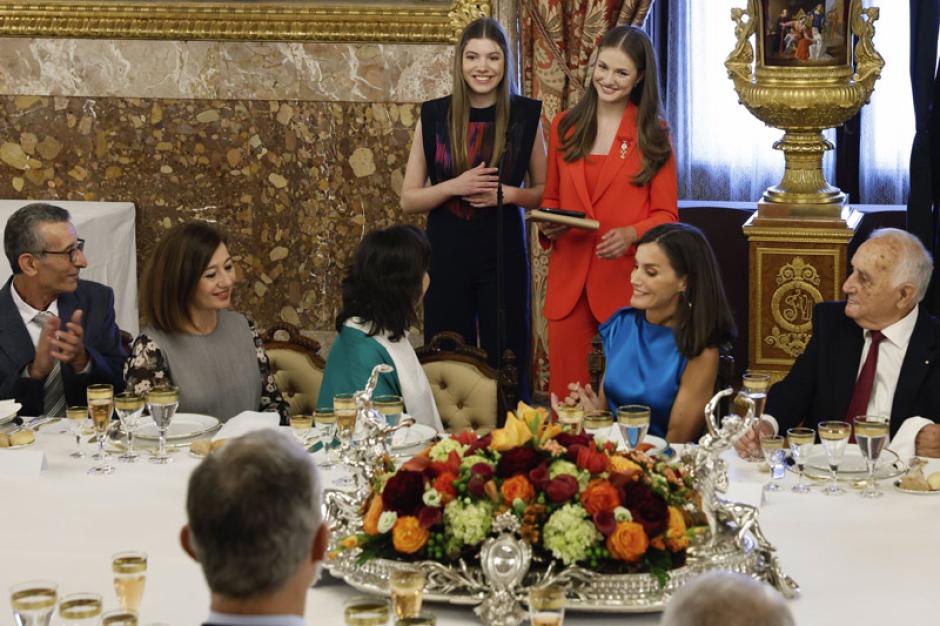 Brindis de Leonor y Sofía