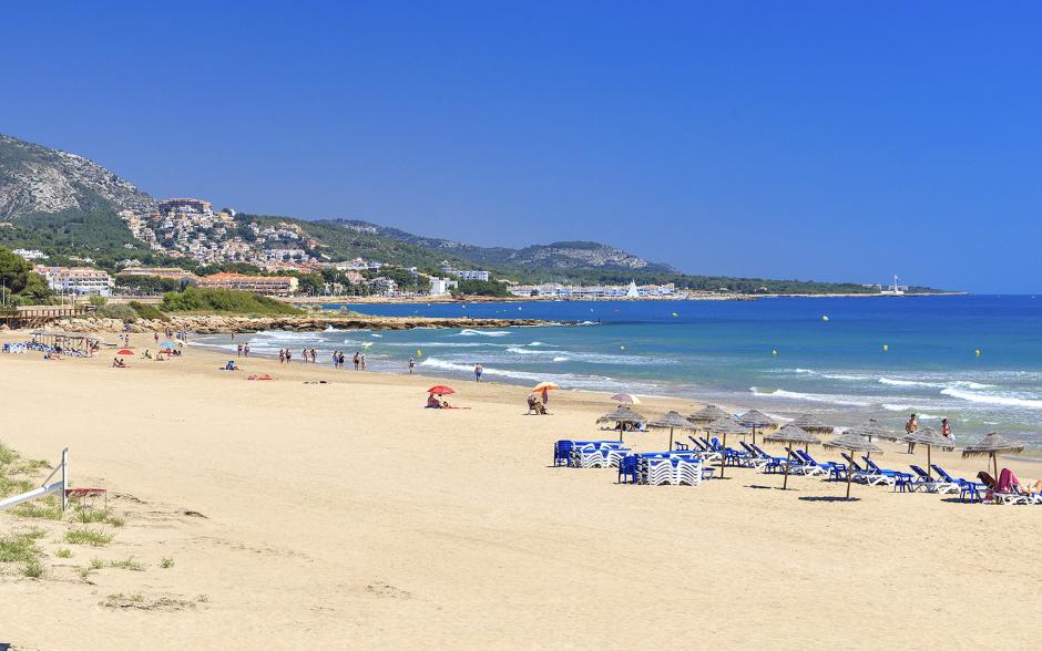 Imagen de la playa de Alcocéber en Castellón